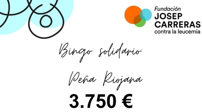 La peña Riojana recauda 3.750€ gracias a las iniciativas de las Fiestas de marzo