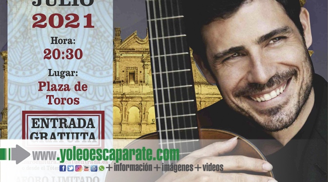 El próximo 24 de julio Pablo Sáinz Villegas ofrecerá un concierto gratuito en Alfaro