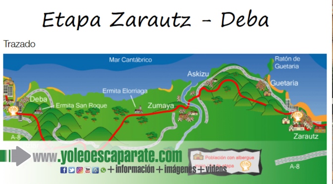 De Zarautz a Deba siguiendo el Camino del Norte
