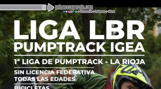 El próximo 2 de abril llega la 1ª  liga de Pumptrack de La Rioja
